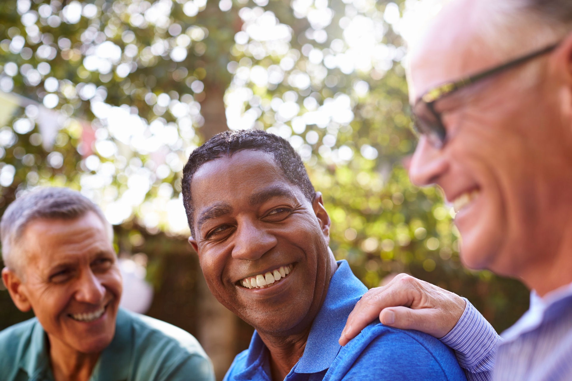 men in treatment for addiction