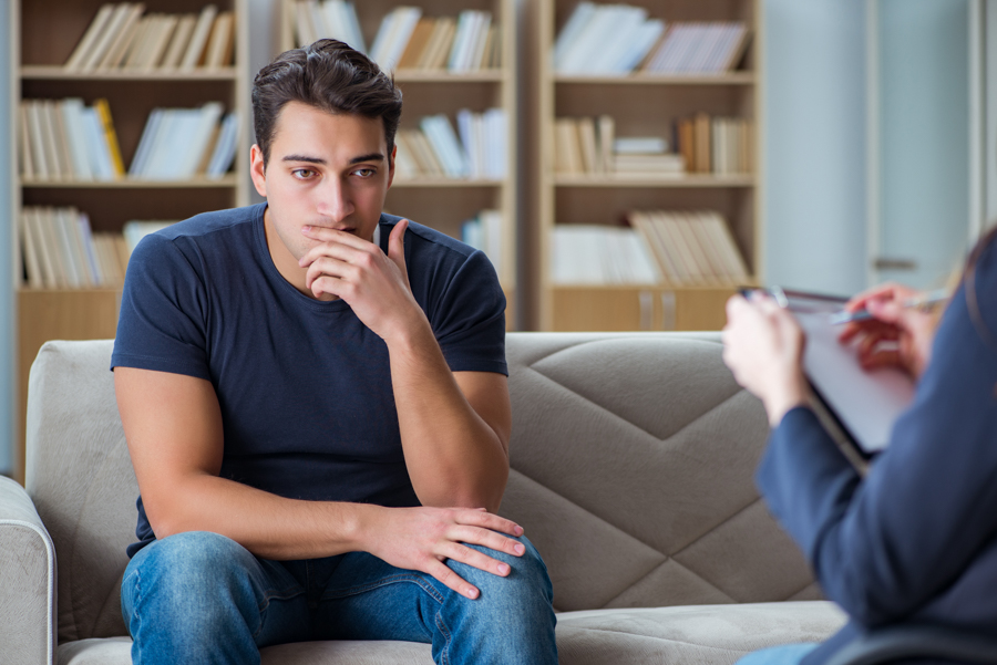 men attending therapy for Xanax addiction in Atlanta Georgia